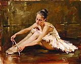 Andrew Atroshenko Canvas Paintings - Before the Dance